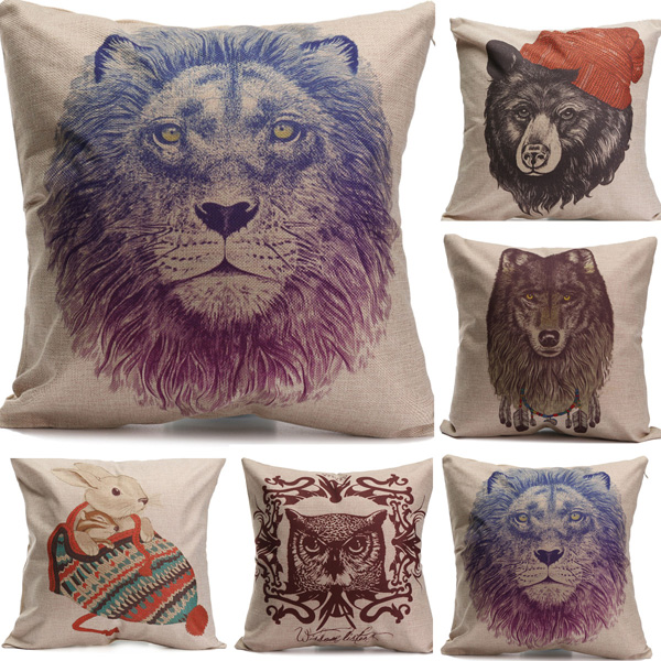 Animal-World-Cotton-Linen-Pillow-Case-Waist-Throw-Cushion-Cover-Home-Sofa-Decor-993404-1