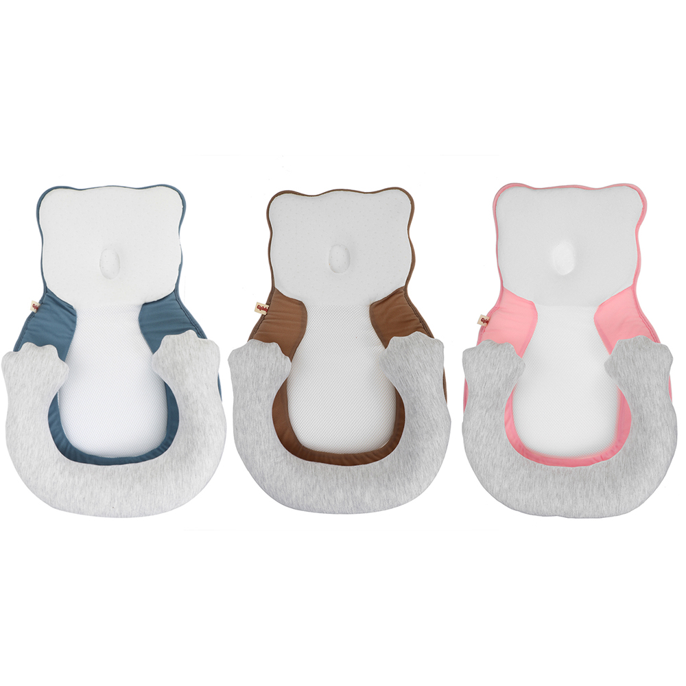 Baby-Infant-Newborn-Folding-Breathable-Pillow-Sleep-Mat-U-Style-Prevent-Deviated-Head-Positioner-1795005-4