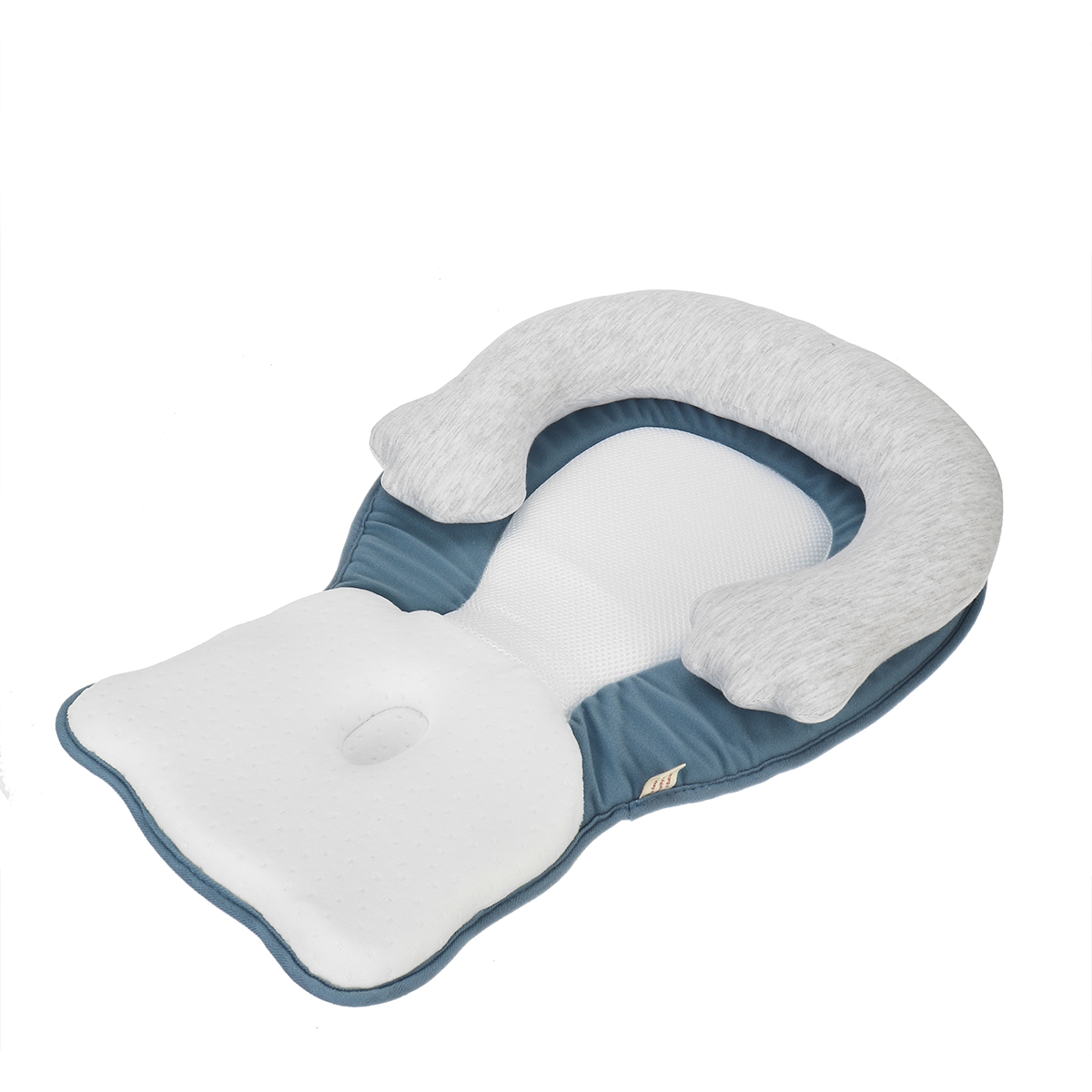 Baby-Infant-Newborn-Folding-Breathable-Pillow-Sleep-Mat-U-Style-Prevent-Deviated-Head-Positioner-1795005-5