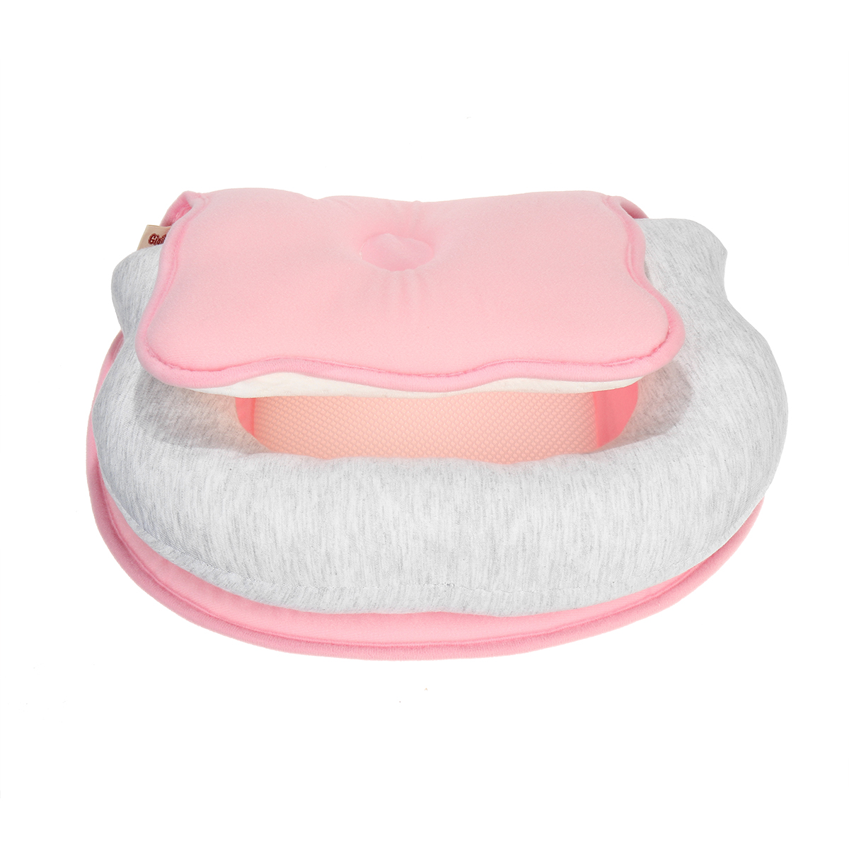 Baby-Infant-Newborn-Folding-Breathable-Pillow-Sleep-Mat-U-Style-Prevent-Deviated-Head-Positioner-1795005-7