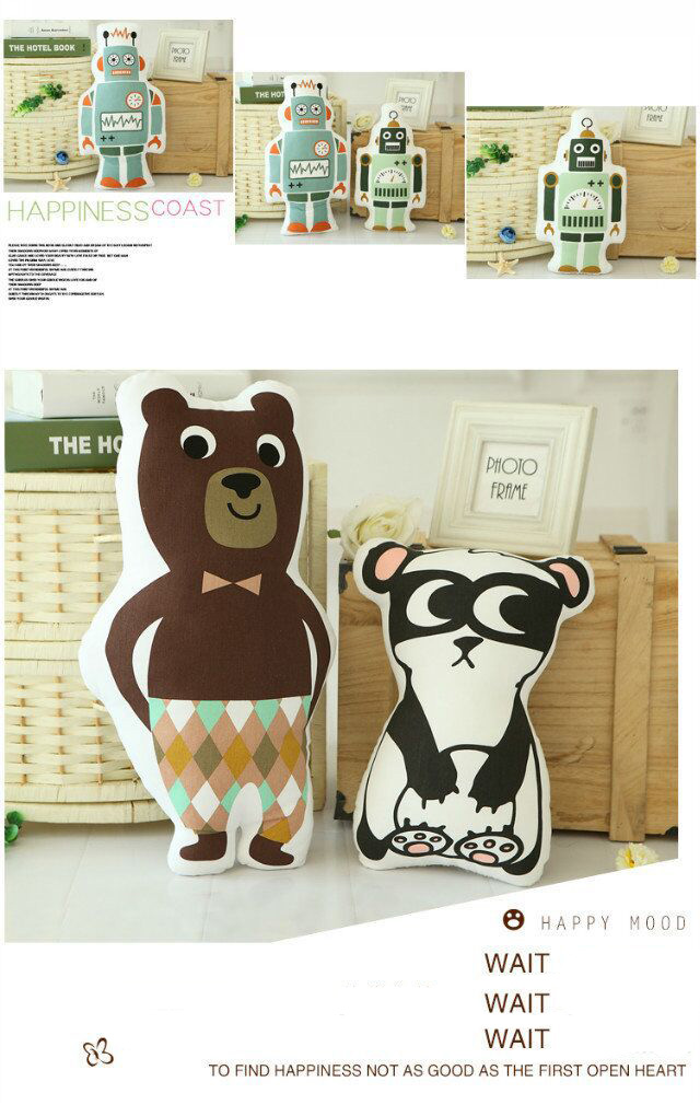 Cool-Cute-Robot-Panda-Brown-Bear-Throw-Pillow-Sofa-Bed-Car-Office-Cotton-Cloth-Cushion-Home-Decor-1028410-4