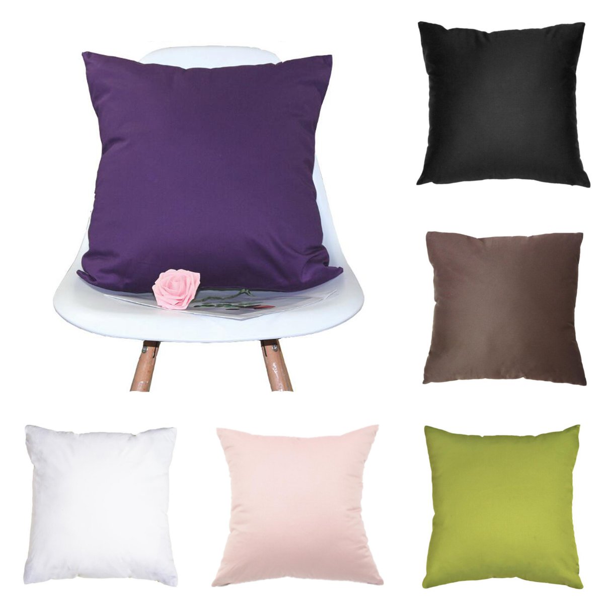 Cotton-Pillow-Case-Solid-Color-Cushion-Cover-Throw-Home-Sofa-Decoration-45X45cm-1579144-1