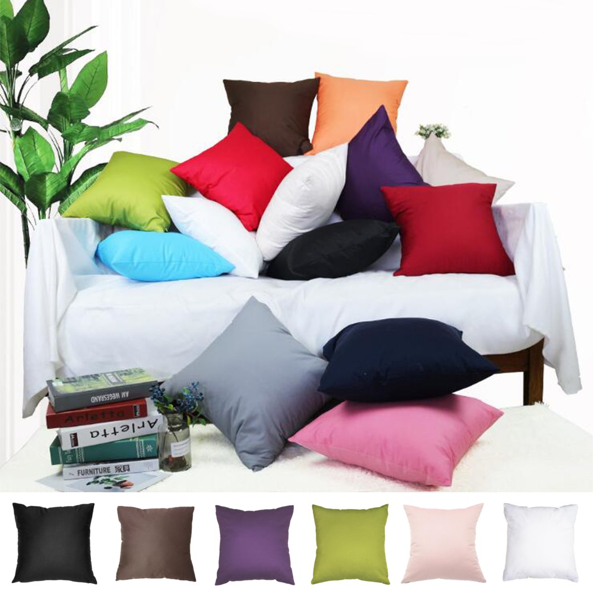 Cotton-Pillow-Case-Solid-Color-Cushion-Cover-Throw-Home-Sofa-Decoration-45X45cm-1579144-2