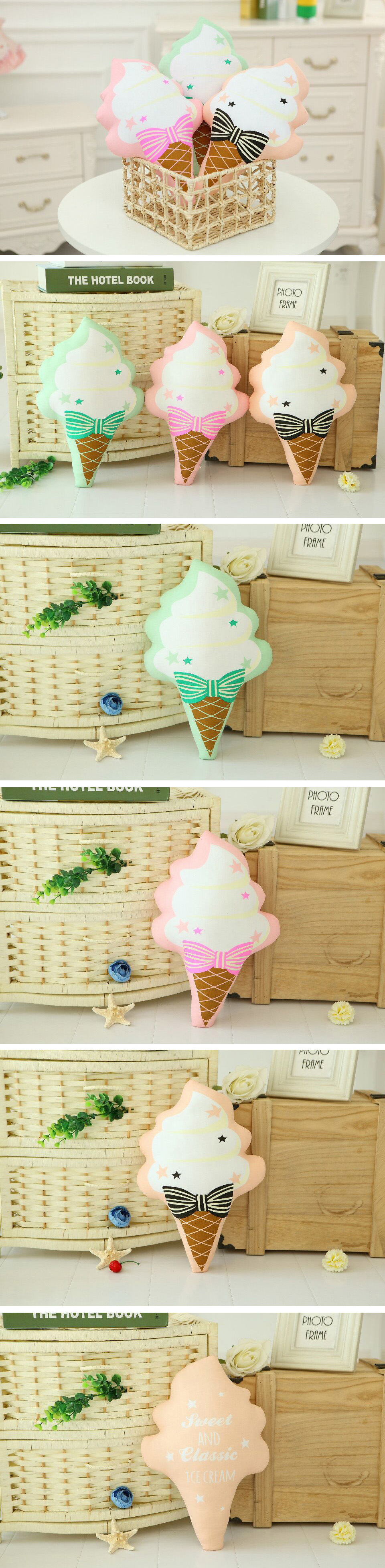 Cute-Squishy-Ice-Cream-Bowknot-Throw-Pillow-Cotton-Cloth-Sofa-Car-Bed-Cushion-Home-Decor-1028413-1