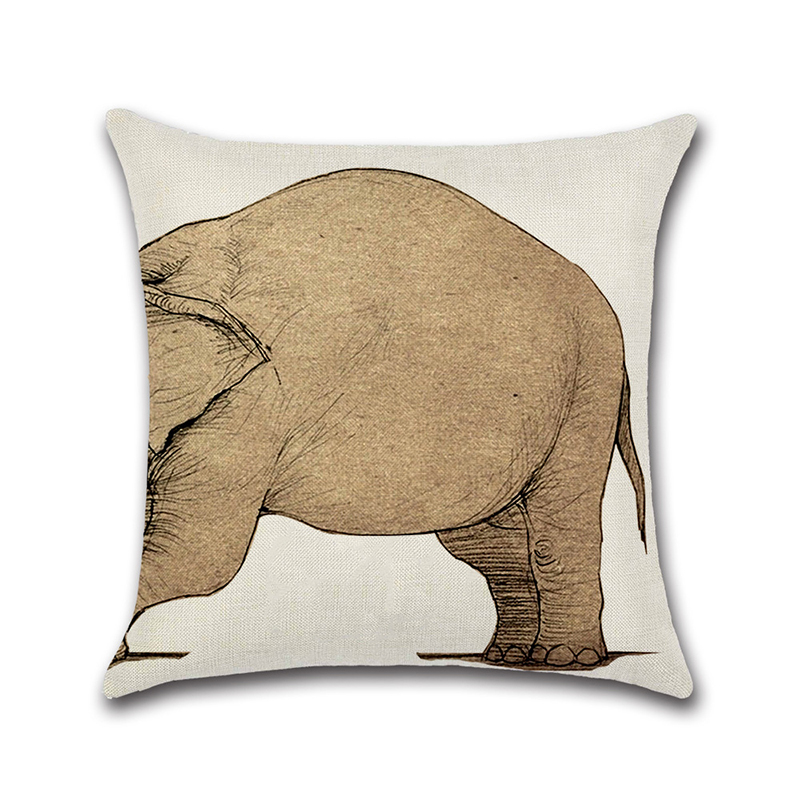Elephant-Shark-Whale-Dinosaur-Cushion-Cover-Cotton-Linen-Pillow-Case-Throw-Wedding-Decor-Pillowcase-1367063-3