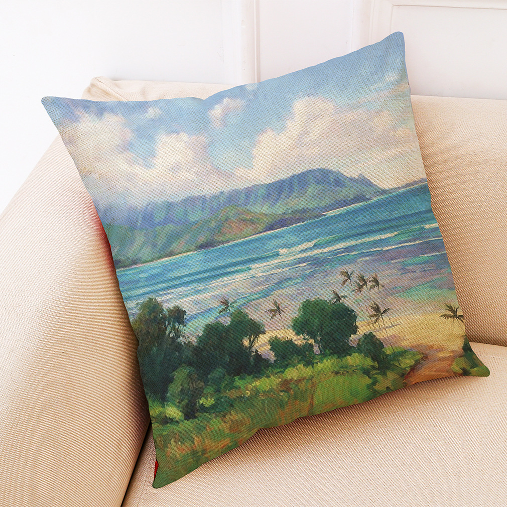 Honana-45x45cm-Home-Decoration-Colorful-Beach-Patterns-Cotton-Linen-Pillow-Case-Sofa-Cushion-Cover-1324140-3
