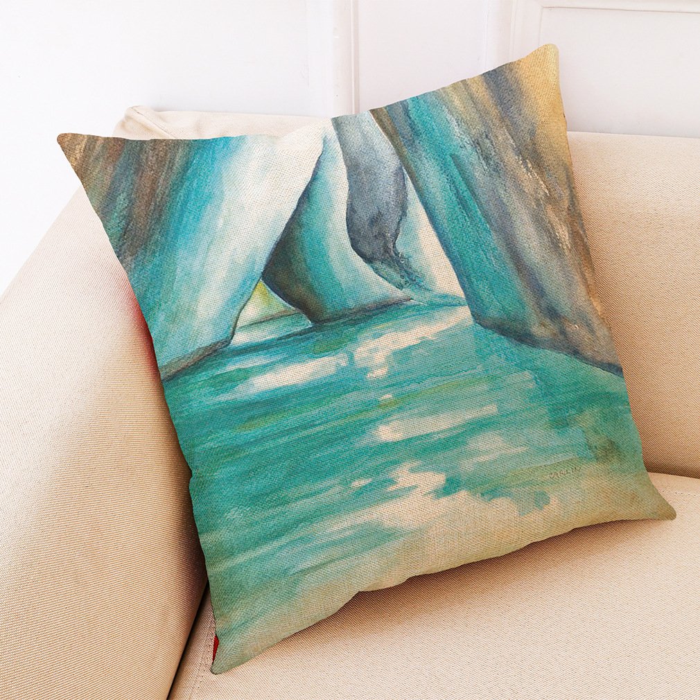 Honana-45x45cm-Home-Decoration-Colorful-Beach-Patterns-Cotton-Linen-Pillow-Case-Sofa-Cushion-Cover-1324140-4