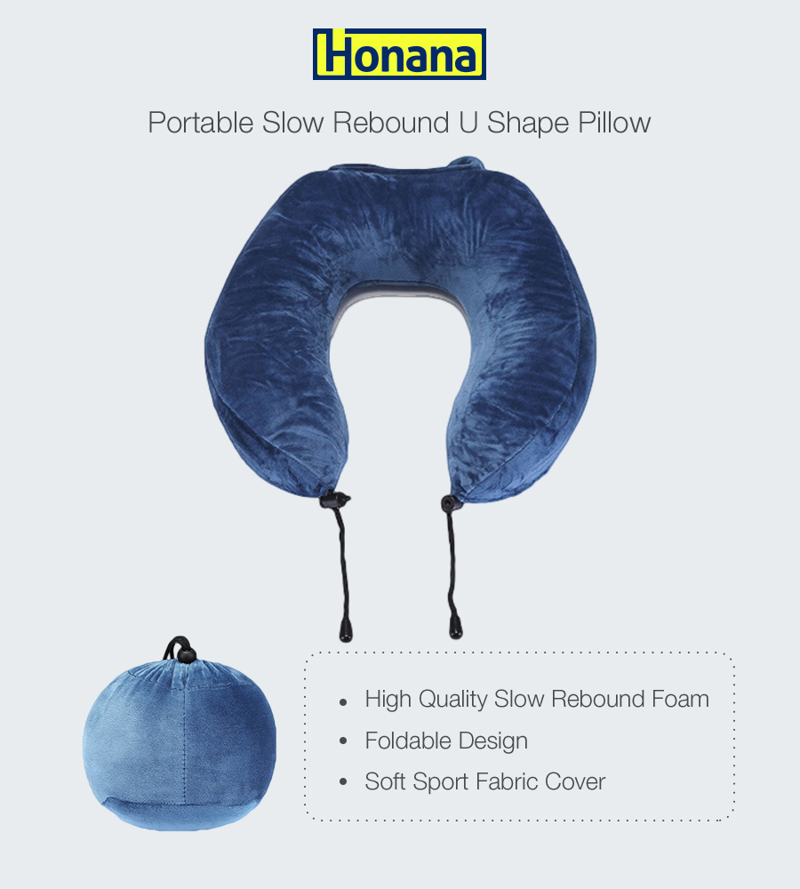 Honana-BX-28x28x13cm-Blue-Slow-Rebound-Memory-Cotton-Neck-Pillow-U-Type-Pillow-Storage-Pillow-1306535-1