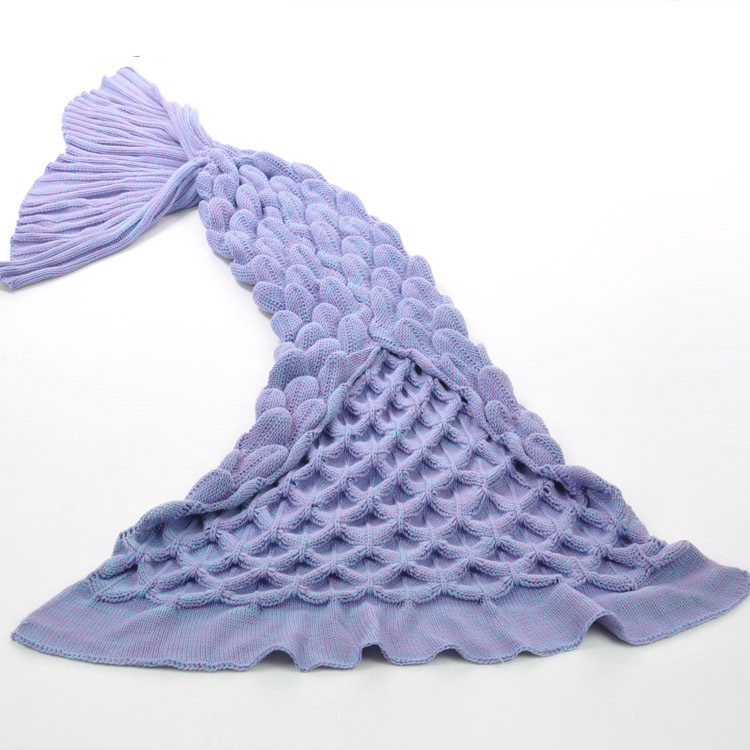 Honana-WX-39-90x190cm-Yarn-Knitting-Mermaid-Tail-Blanket-Fish-Scales-Style-Super-Soft-Sleep-Bag-Bed--1093601-7