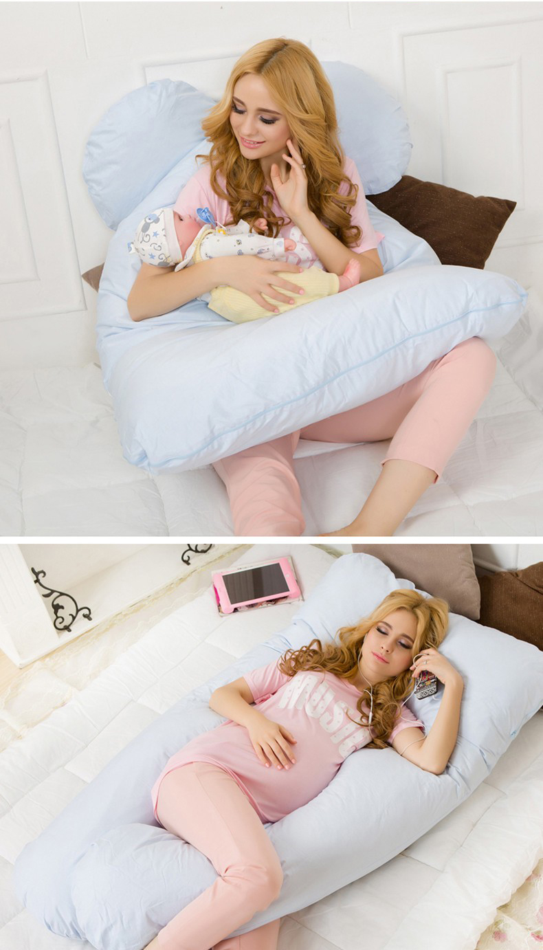 Honana-WX-8396-Comfortable-Pregnancy-U-Tyle-Body-Pillow-Cushion-For-Women-Best-For-Side-Sleepers-Rem-1118708-5