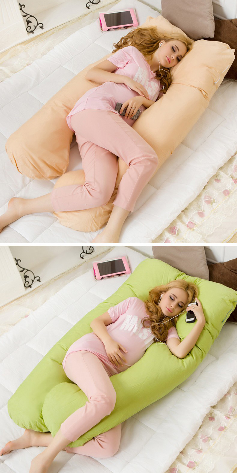 Honana-WX-8396-Comfortable-Pregnancy-U-Tyle-Body-Pillow-Cushion-For-Women-Best-For-Side-Sleepers-Rem-1118708-7