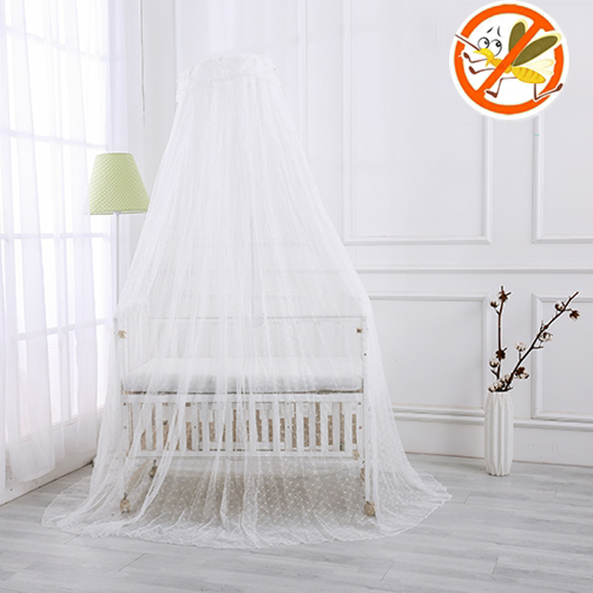 Kids-Baby-Bed-Canopy-Bedcover-Mosquito-Net-Curtain-Bedding-Cotton-Dome-Tent-1353509-12