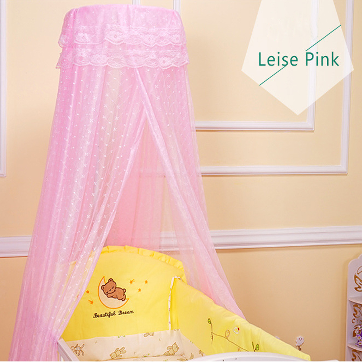 Kids-Baby-Bed-Canopy-Bedcover-Mosquito-Net-Curtain-Bedding-Cotton-Dome-Tent-1353509-3