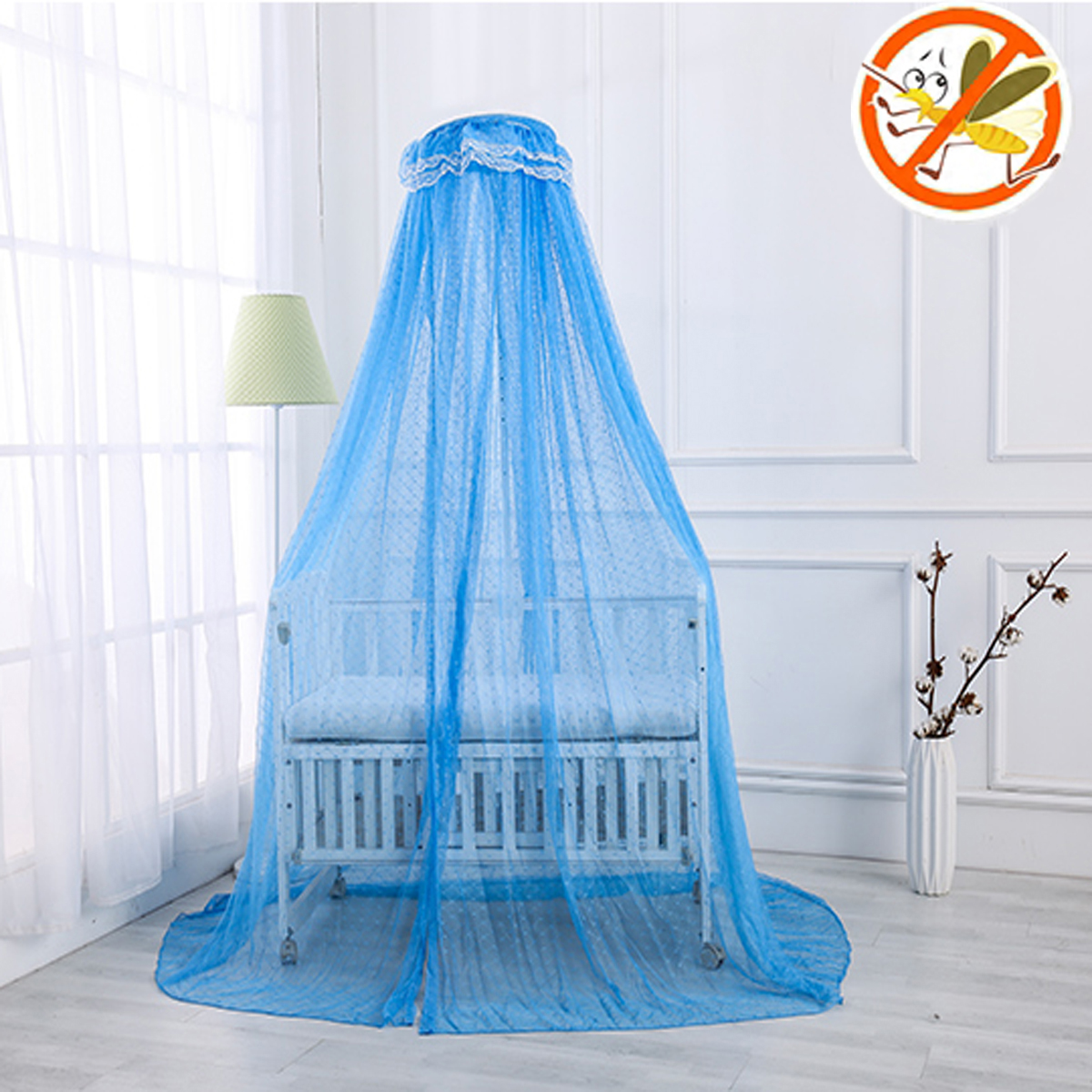 Kids-Baby-Bed-Canopy-Bedcover-Mosquito-Net-Curtain-Bedding-Cotton-Dome-Tent-1353509-10
