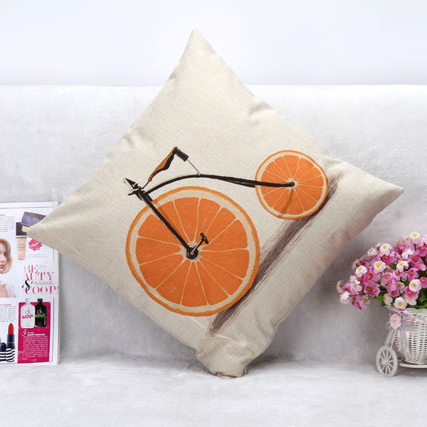 Lemon-Orange-Grapefruit-Bicycle-Throw-Pillow-Case-Cotton-Linen-Sofa-Cushion-Cover-998991-6