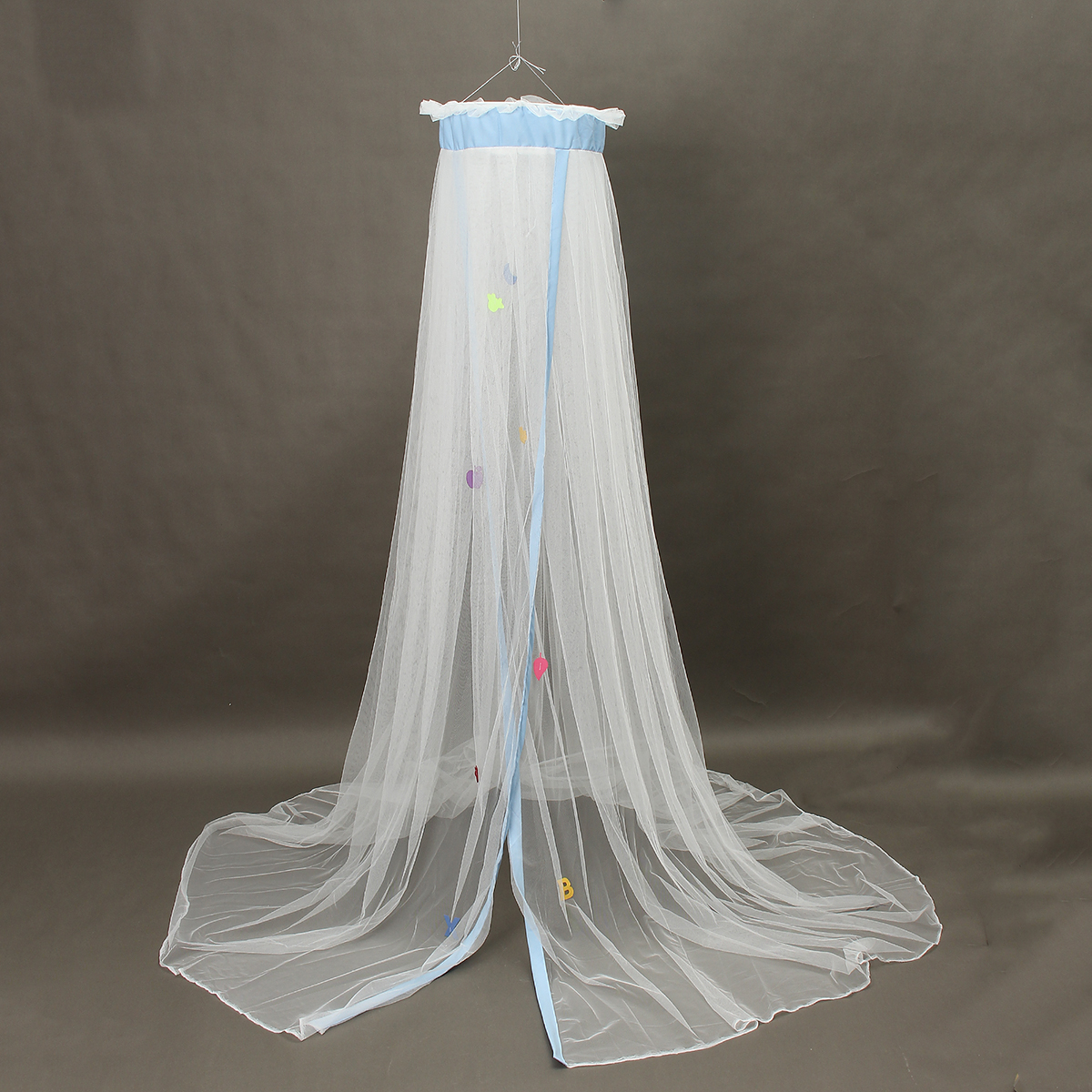 Mosquito-Net-Children-Bed-Curtain-Dome-Cot-Netting-Drape-Stand-Insect-Protection-1818006-5