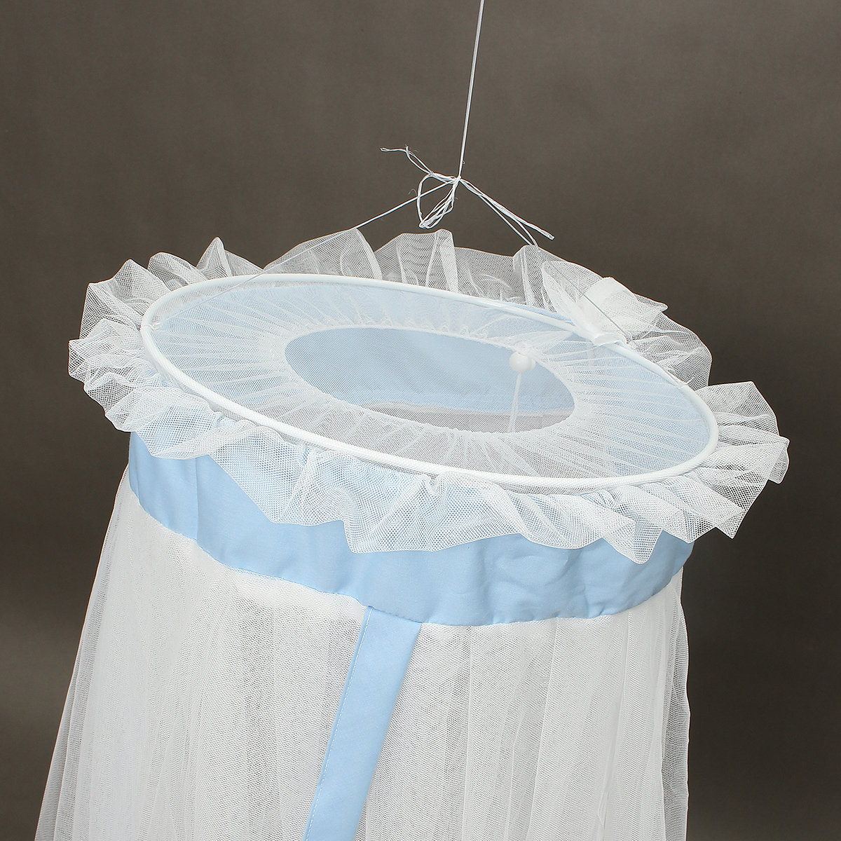 Mosquito-Net-Children-Bed-Curtain-Dome-Cot-Netting-Drape-Stand-Insect-Protection-1818006-6