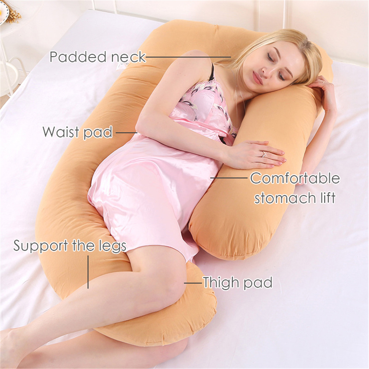 Multi-functional-Mother-Pillow-Side-Sleeper-Pure-Cotton-Removable-Washable-U-shaped-Napping-Pillowca-1809583-3