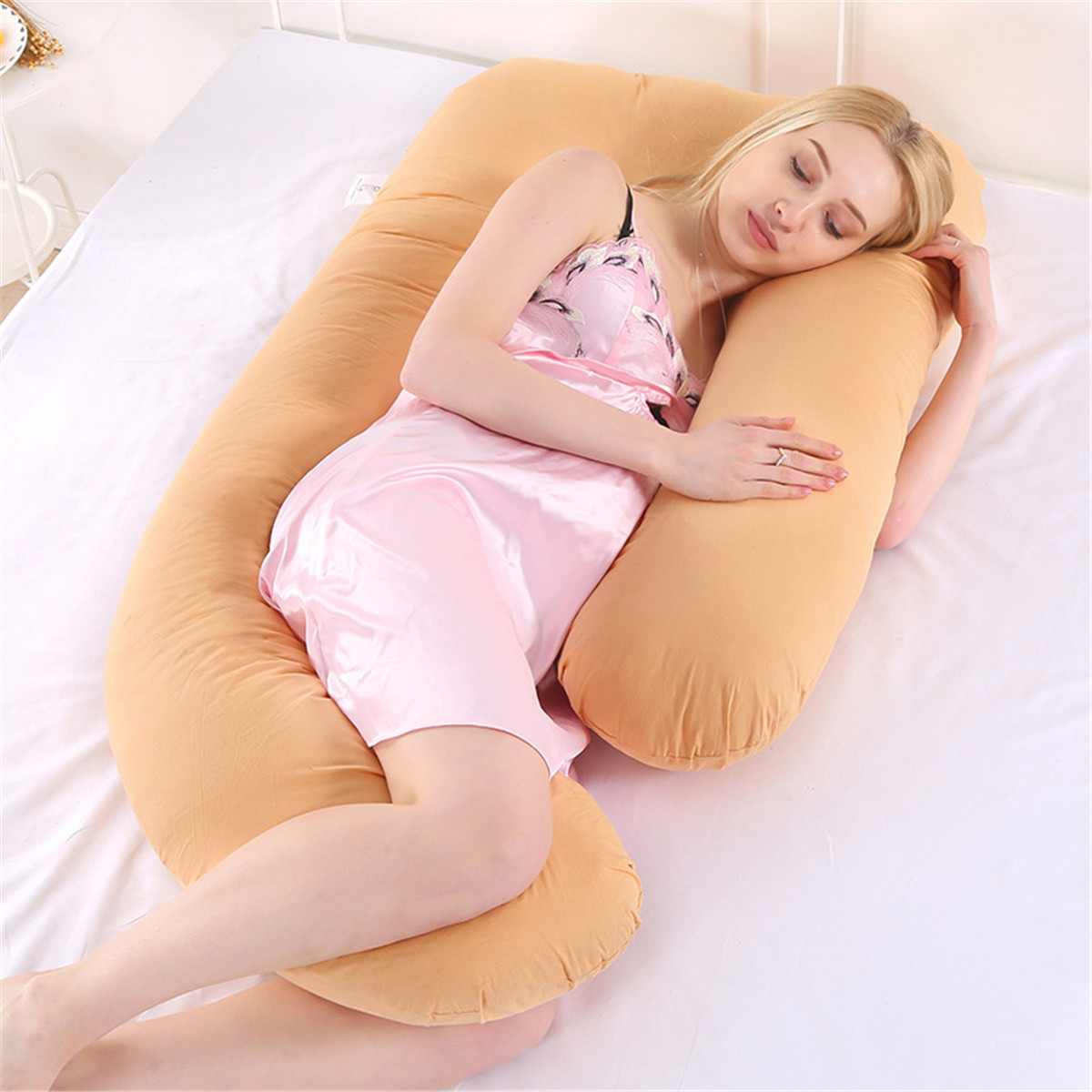 Multi-functional-Mother-Pillow-Side-Sleeper-Pure-Cotton-Removable-Washable-U-shaped-Napping-Pillowca-1809583-10