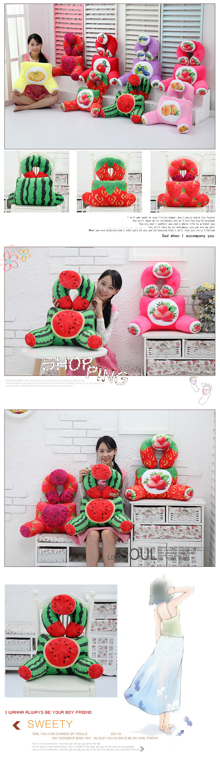 Plush-Squishy-3D-Fruit-Printing-U-Shape-Neck-Pillow-Waist-Back-Cushion-Sofa-Bed-Office-Car-Chair-Dec-1034069-3