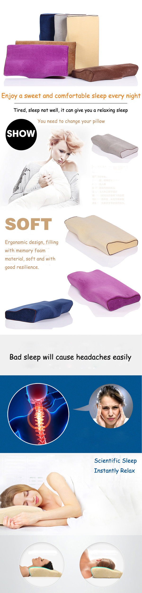 Slow-Rebound-Butterfly-Memory-Foam-Pillow-Head-Rest-Anit-Snoring-Neck-Pillow-Car-Office-Home-Cushion-1014068-2