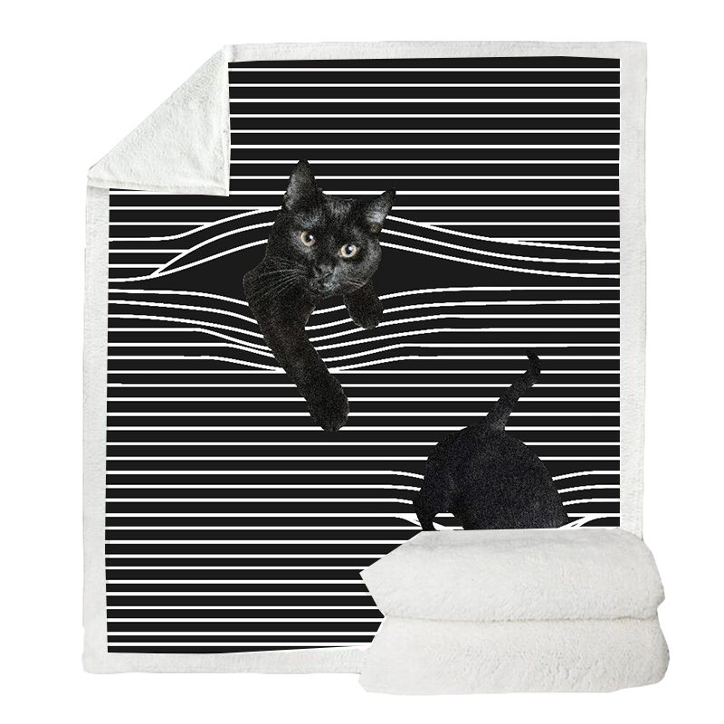 Stripe-Pattern-Cat-Cartoon-Blanket-Coral-Fleece-Lunch-Break-Sofa-Blanket-Air-Conditioning-Blanket-1766332-2