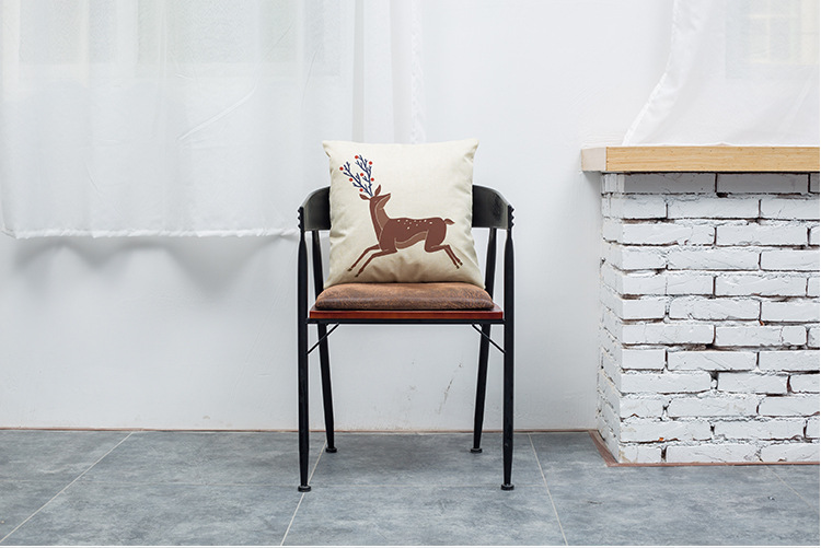 Super-Soft-Plush-Modern-minimalist-Style-Deer-Nordic-Cotton-Pillowcase-For-Home-Sofa-Decration-1260302-6