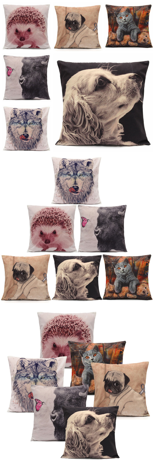 Vivid-3D-Animal-Short-Plush-Throw-Pillow-Case-Home-Sofa-Car-Cushion-Cover-1007487-1