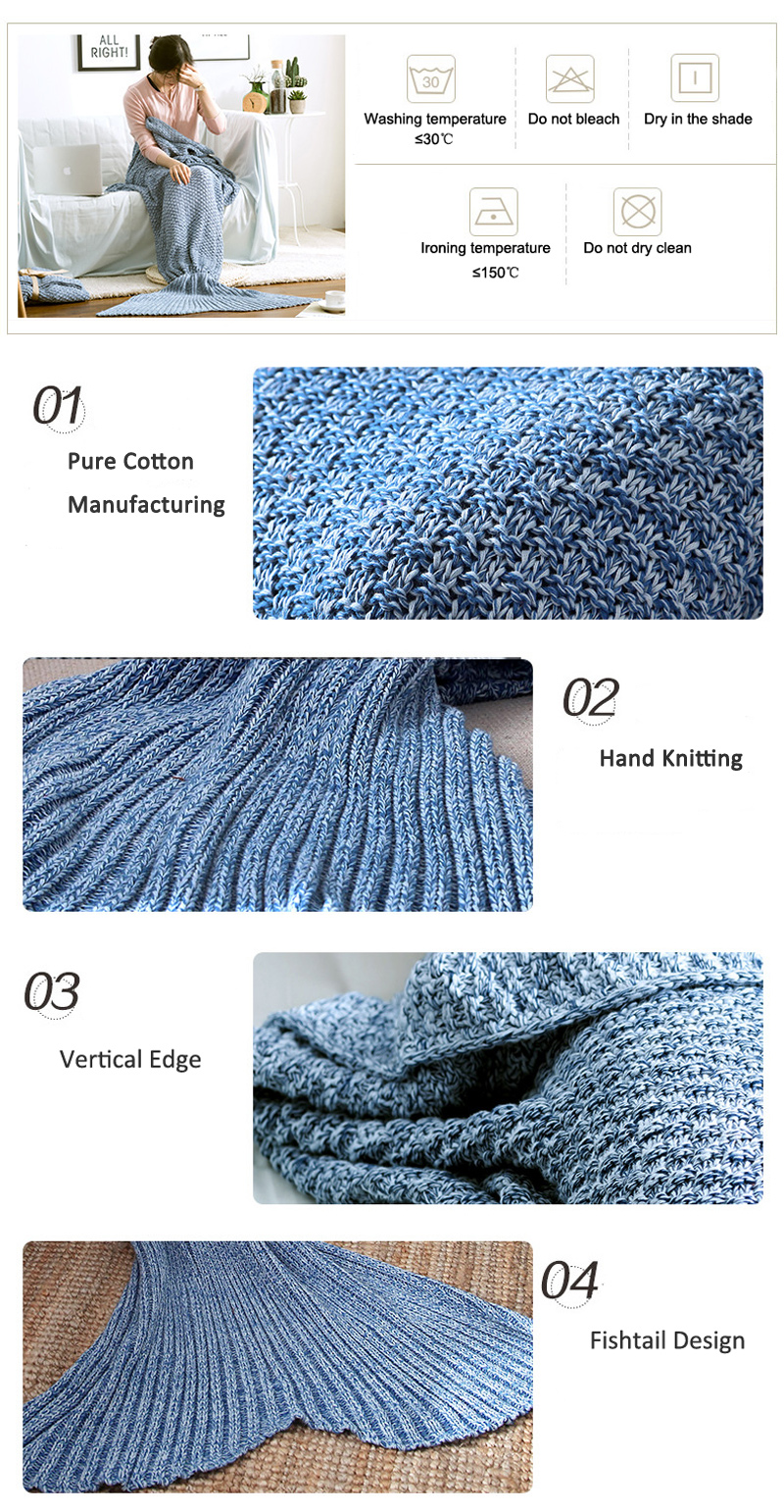 Yarn-Knitted-Mermaid-Tail-Blanket-Handmade-Crochet-Throw-Super-Soft-Sofa-Bed-Mat-Sleeping-Bag-1083119-2