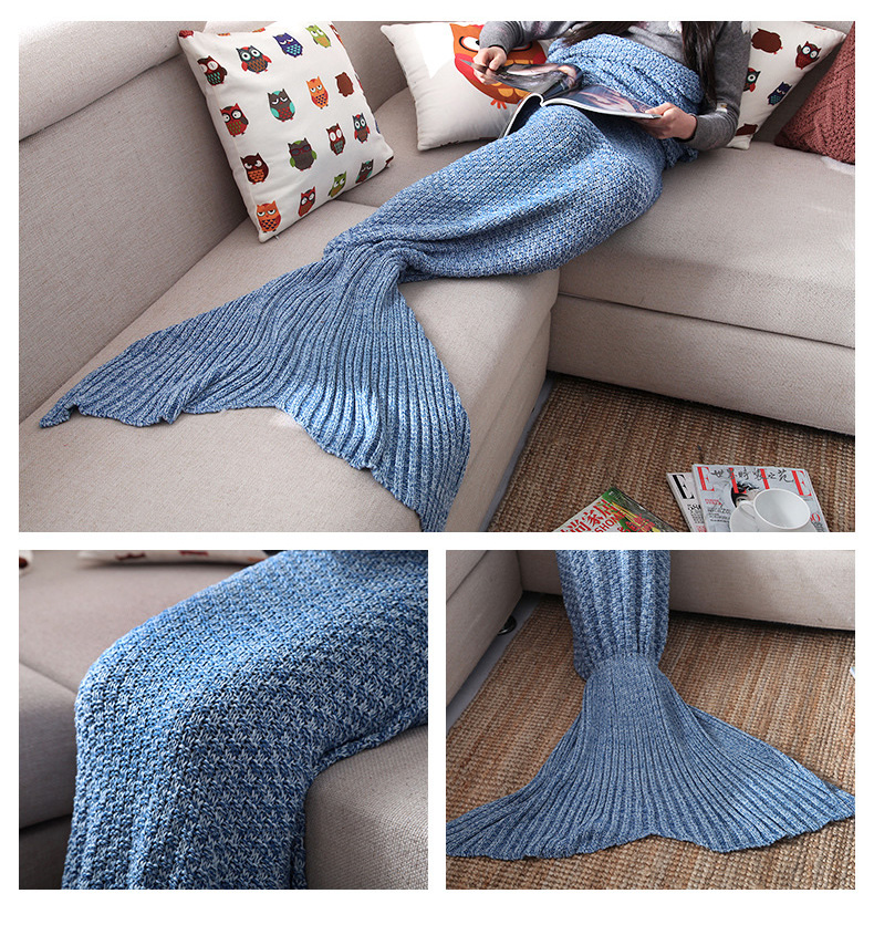 Yarn-Knitted-Mermaid-Tail-Blanket-Handmade-Crochet-Throw-Super-Soft-Sofa-Bed-Mat-Sleeping-Bag-1083119-5