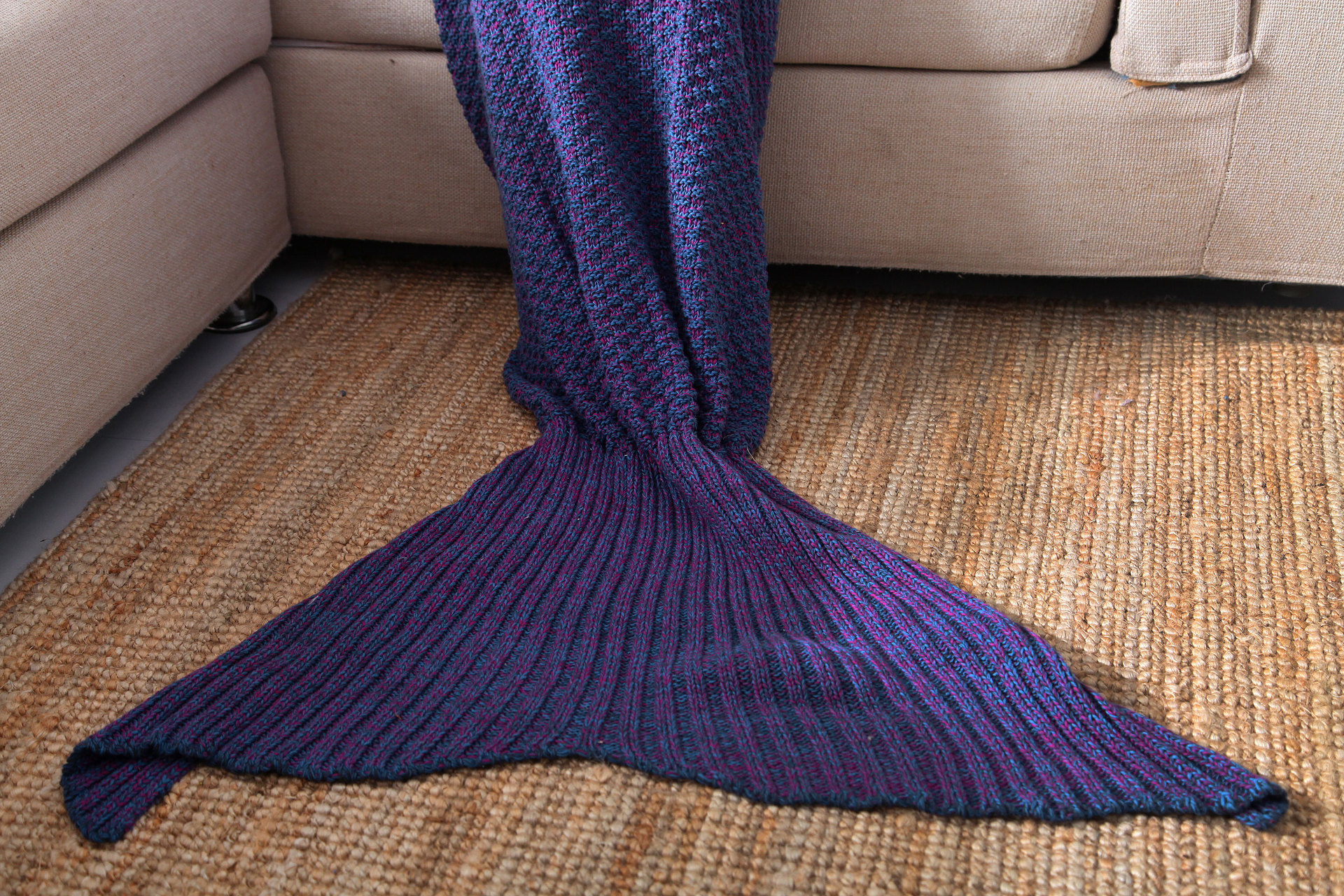 Yarn-Knitted-Mermaid-Tail-Blanket-Handmade-Crochet-Throw-Super-Soft-Sofa-Bed-Mat-Sleeping-Bag-1083119-10