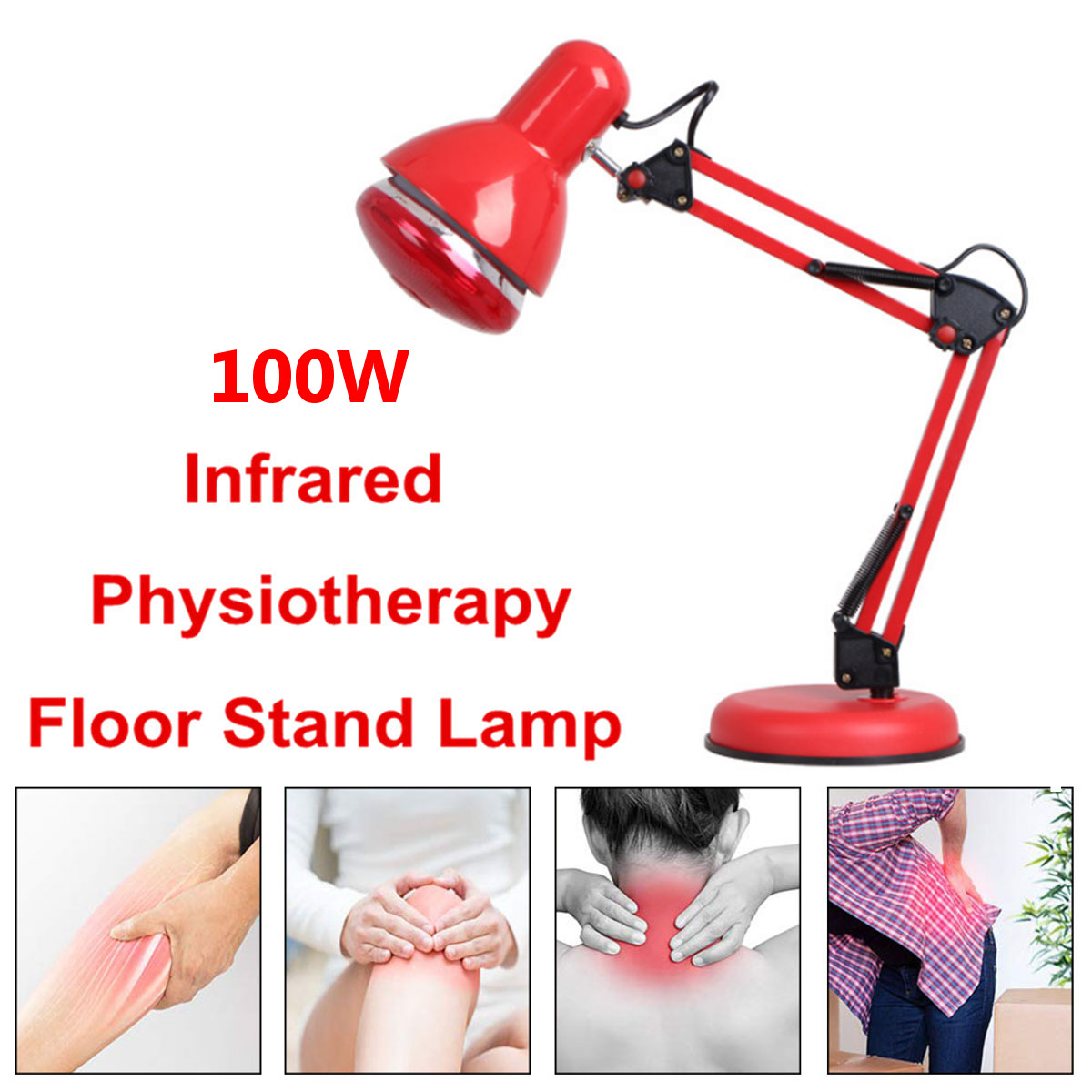 100W-Floor-Stand-Infrared-Therapy-Heat-Lamp-Health-Pain-Relief-Physiotherapy-1776812-2