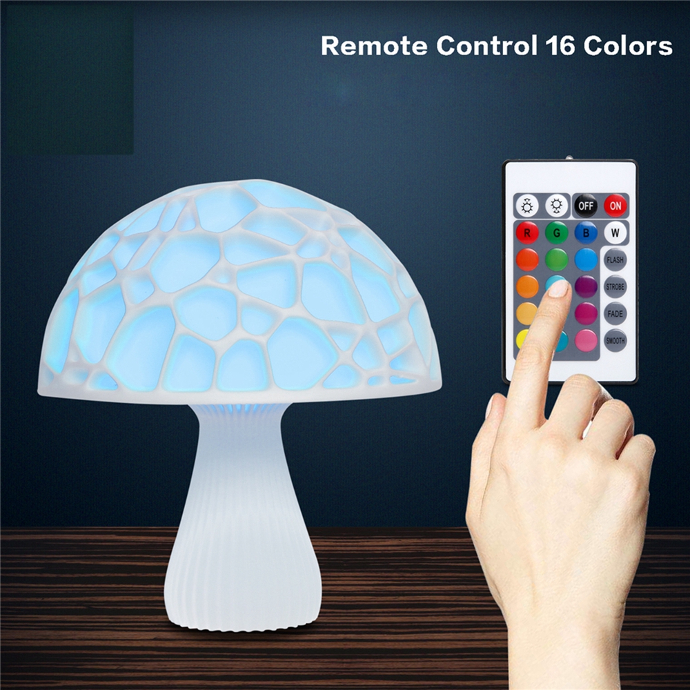 24cm-3D-Mushroom-Night-Light-Remote-Touch-Control-16-Colors-USB-Rechargeable-Table-Lamp-for-Home-Dec-1498662-2