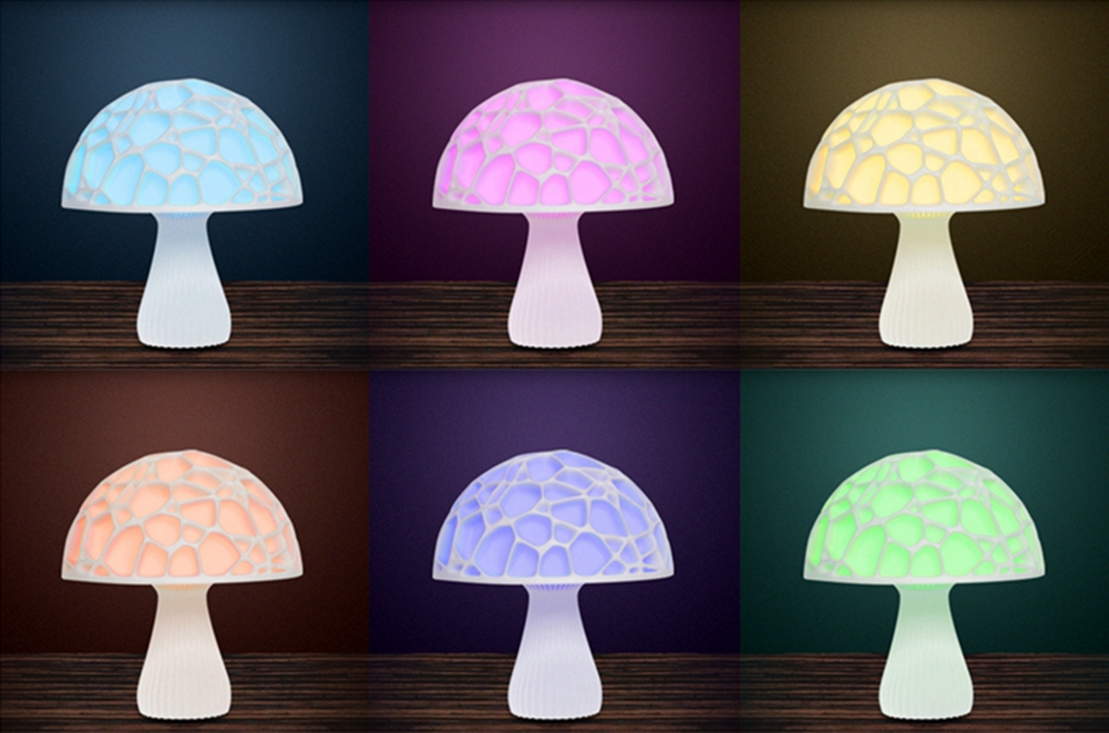 24cm-3D-Mushroom-Night-Light-Remote-Touch-Control-16-Colors-USB-Rechargeable-Table-Lamp-for-Home-Dec-1498662-6
