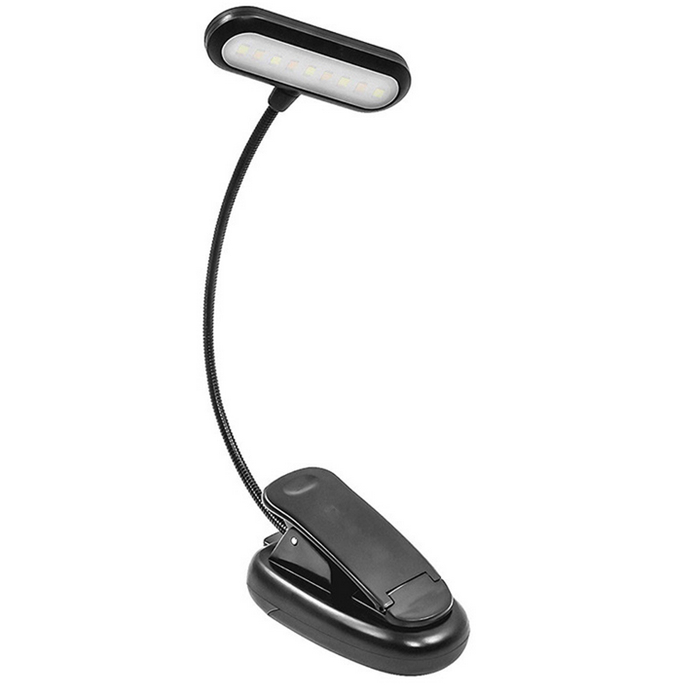 9-LED-USB-Rechargeable-Eye-Care-Warm-Book-Light-Clip-On-Dimmable-Table-Lamp-For-Music-Stand-Night-Re-1626750-2