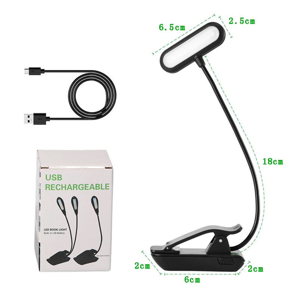 9-LED-USB-Rechargeable-Eye-Care-Warm-Book-Light-Clip-On-Dimmable-Table-Lamp-For-Music-Stand-Night-Re-1626750-8