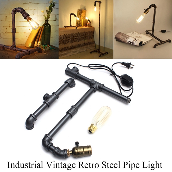 AC220V-40W-E27-Industrial-Vintage-Loft-Edison-Water-Pipe-Table-Light-Dimmable-Desk-Lamp-for-Home-Bar-1277285-2
