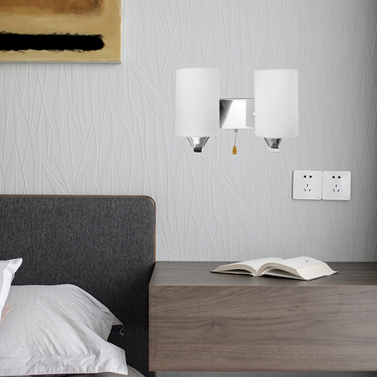 Bedroom-Glass-Wall-Sconce-Light-Indoor-Fixture-Bedside-LampLED-Bulb-Pull-Switch-1763737-5