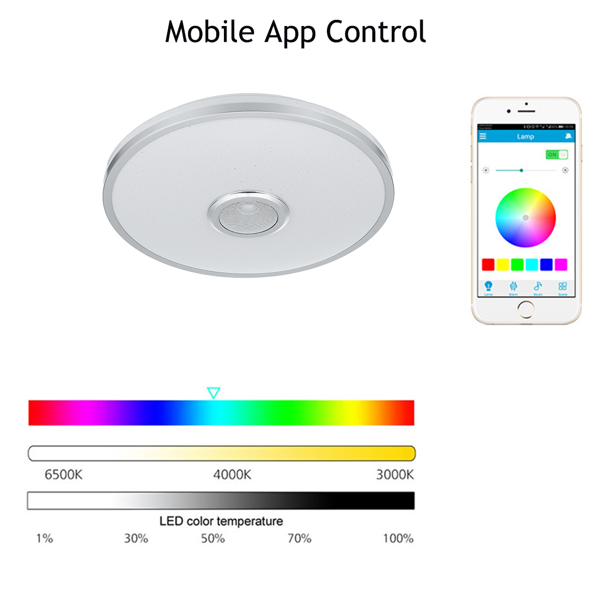 Bluetooth-Music-Ceiling-Light-24W36W60W-Mobile-APP-Remote-Control-RGB-Colorful-Mode-110-220V-1758200-3