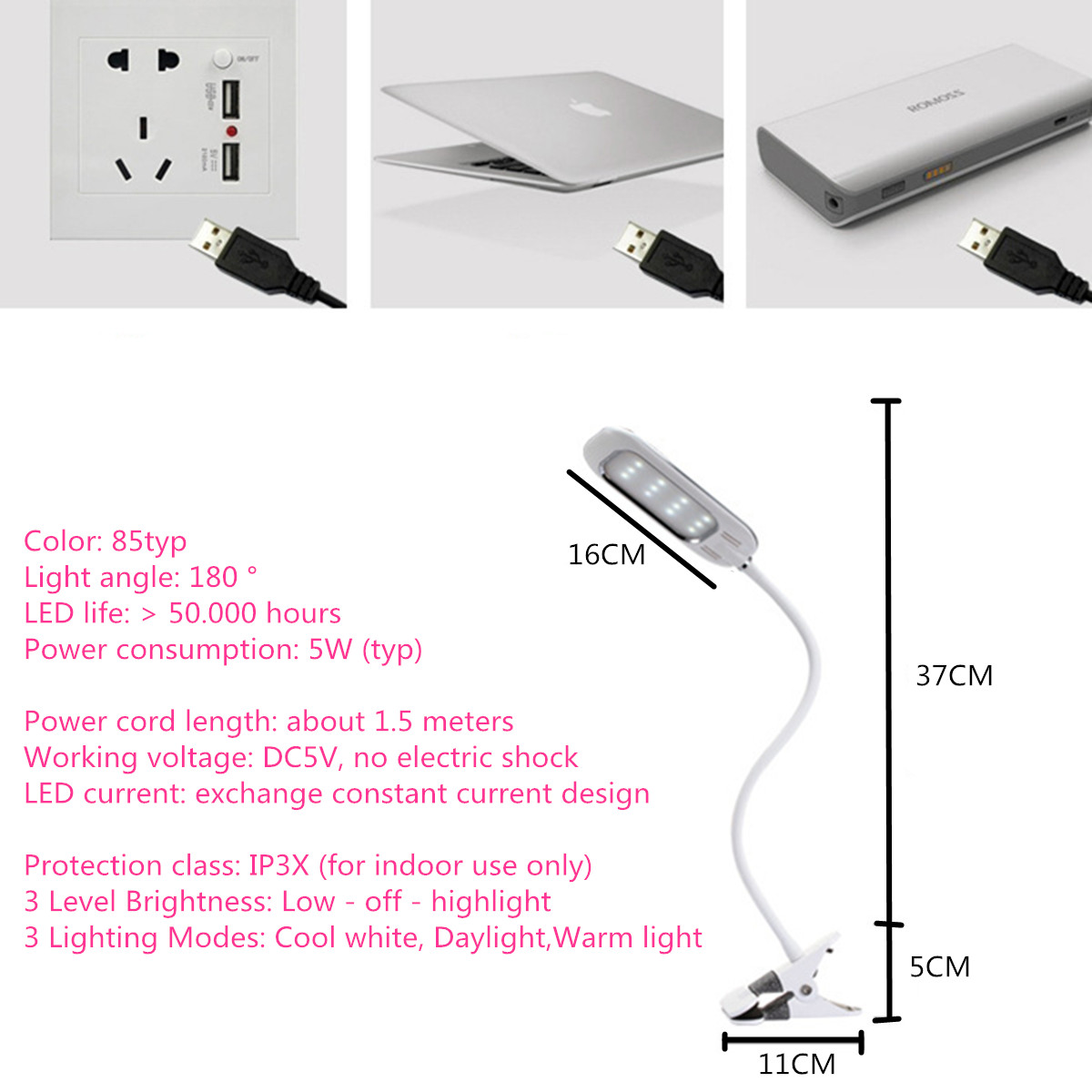 DC5V-5W-12LED-Clip-Light-Type-Desk-Clamp-Lamp-Dimming-Reading-Eye-Care-USB-Table-Lights-1155568-9