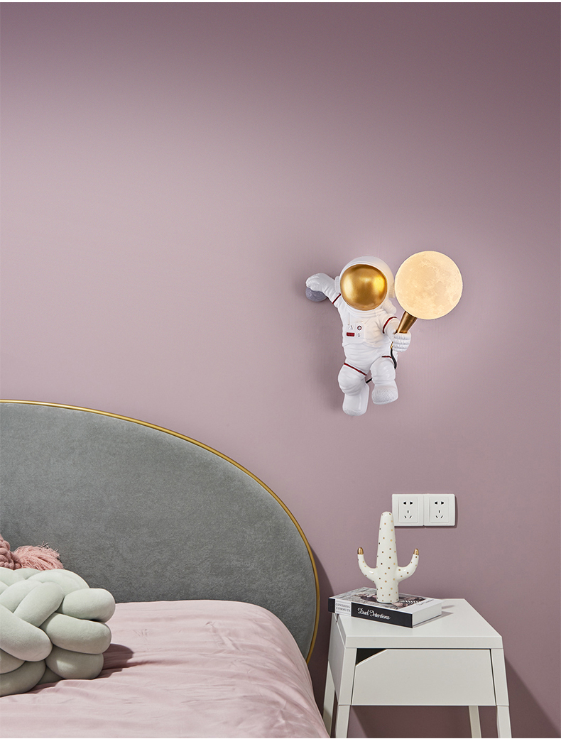 Nordic-LED-Personality-Astronaut-Moon-Childrens-Room-Wall-Lamp-Desk-Lamp-Bedroom-Study-Balcony-Aisle-1921901-10