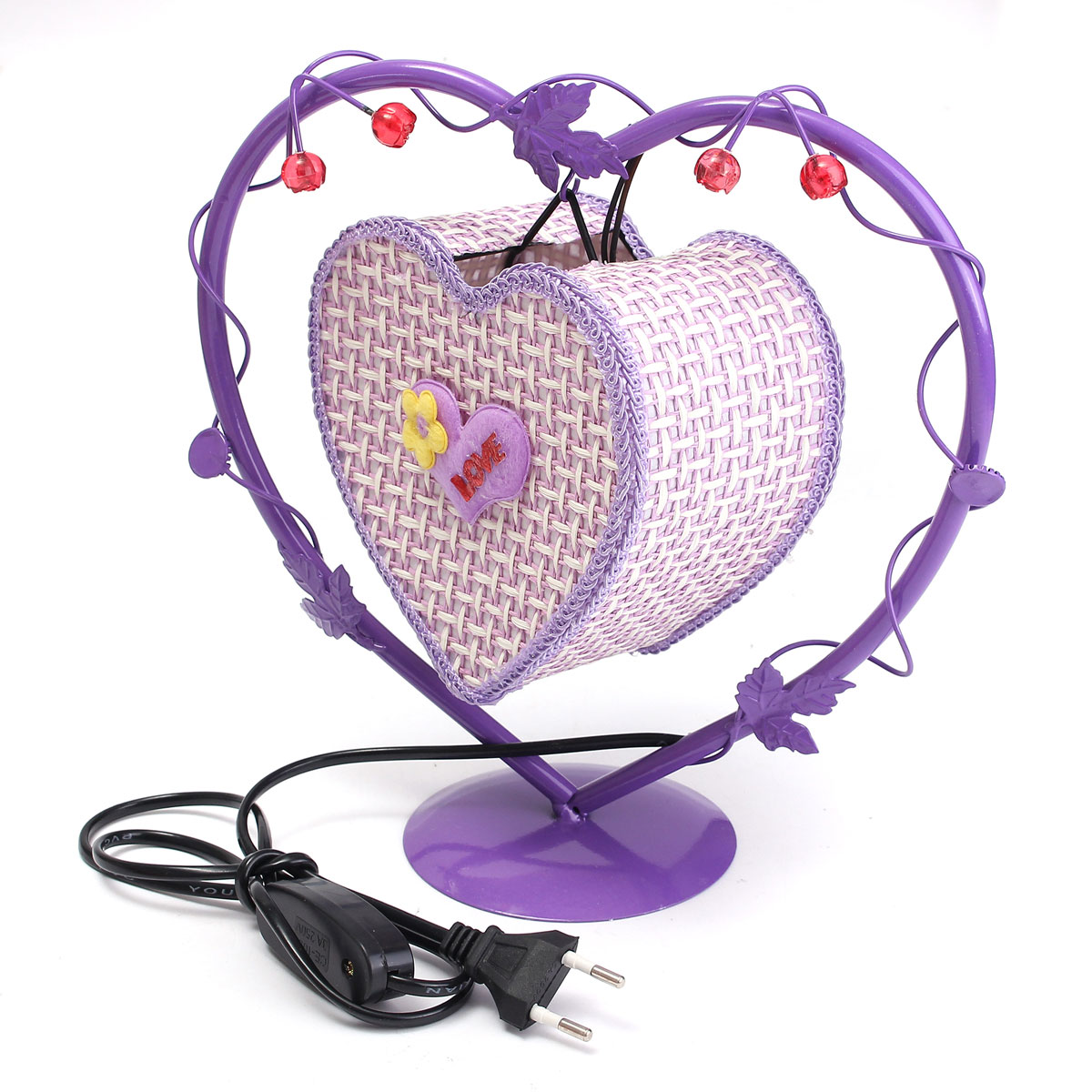Vintage-Artificial-Light-Love-Heart-Antique-Table-Lamp-Gift-Room-Decor-1073319-5