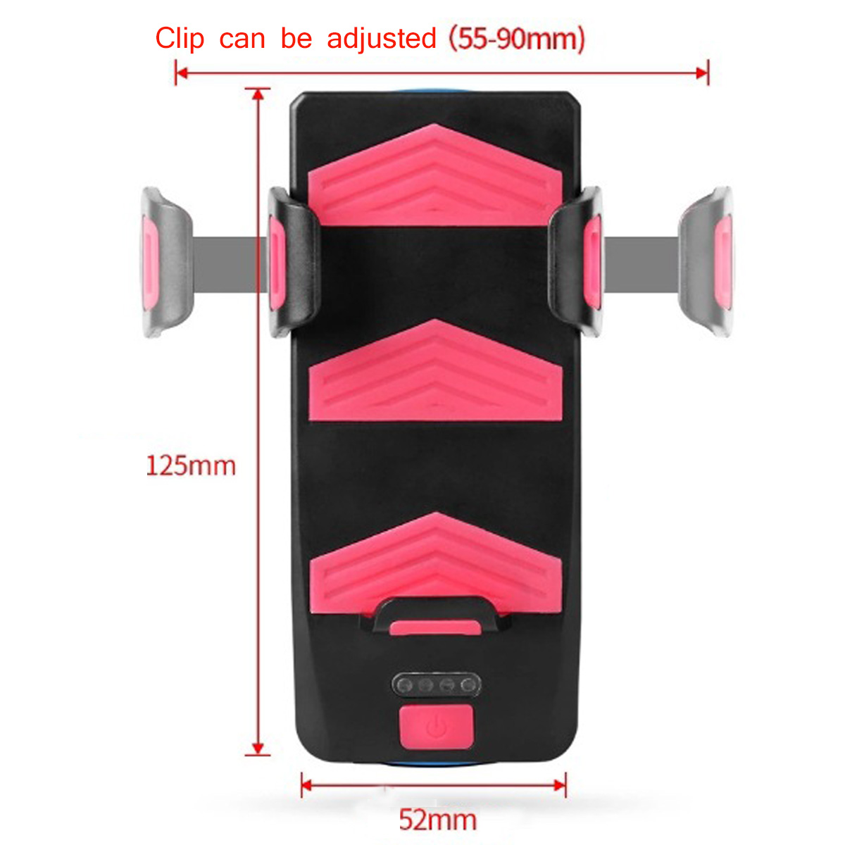 4-in-1-Bike-Bicycle-Light-Waterproof-with-Bike-Horn-Phone-Holder-Power-Bank-1727338-9