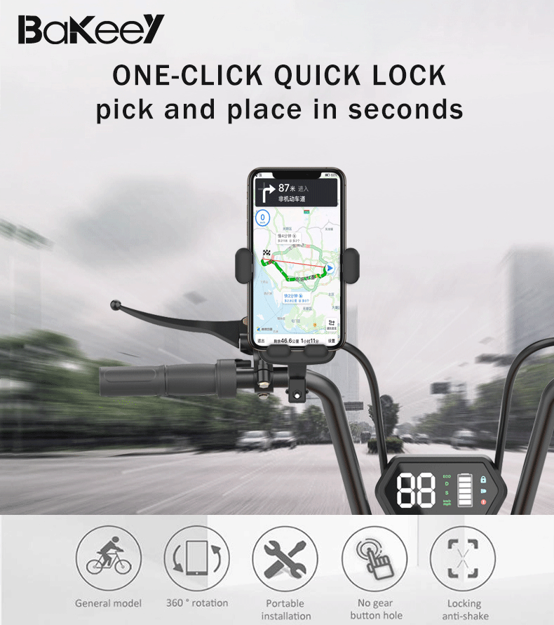 Bakeey-M1-360deg-Rotation-Mechanical-Lock-Motorcycle-Bicycle-Handlebar-Mobile-Phone-Holder-Stand-for-1714624-1
