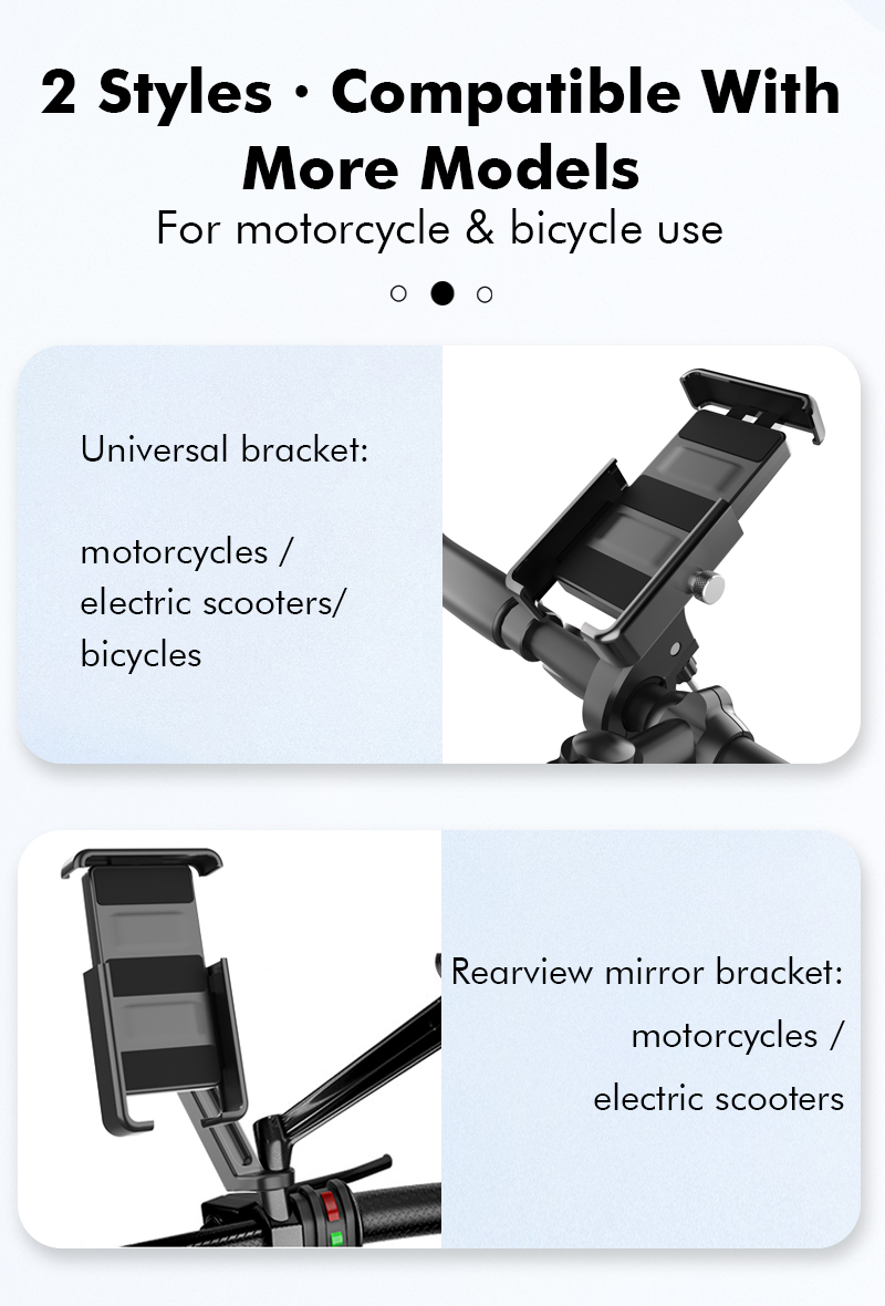 Bakeey-QX21-360deg-Rotation-Outdoor-Vlog-Recording-Motorcycle-Electric-Vehicle-Aluminum-Alloy-Bicycl-1924010-2