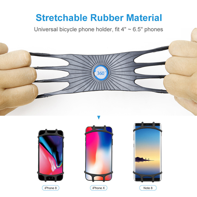 Bakeey-Universal-360deg-Rotation-Elastic-Wear-resistant-Silicone-Bicycle-Handlebar-Mobile-Phone-Hold-1702155-7