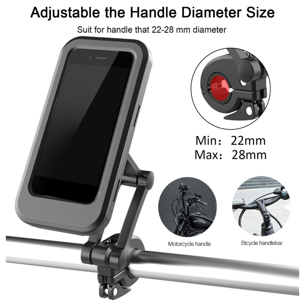 Bakeey-Universal-Multifunction-360deg-Free-Rotation-Magnetic-Retractable-Adjustment-Motorcycle-Phone-1710206-7