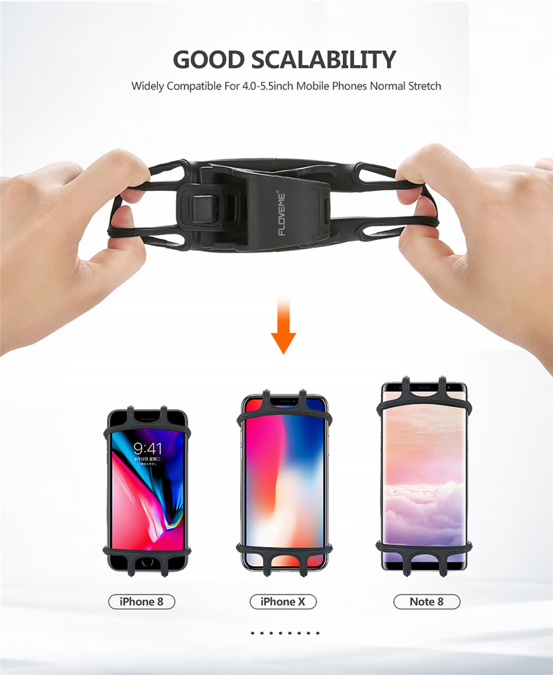 Floveme-Elastic-Wear-resistant-Silicone-Bike-Bicycle-Handlebar-Holder-Mount-for-iPhone-Mobile-Phone-1352933-4