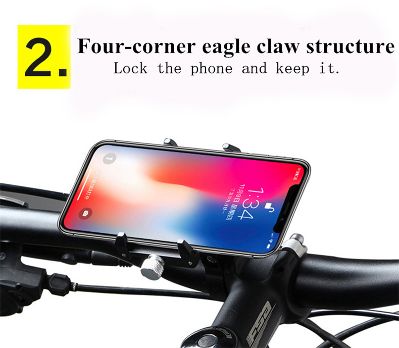 GUB-PRO1-Metal-Anti-slip-Shock-proof-Bicycle-Bike-Motorcycle-Handlebar-Phone-Holder-Stand-for-1289213-3