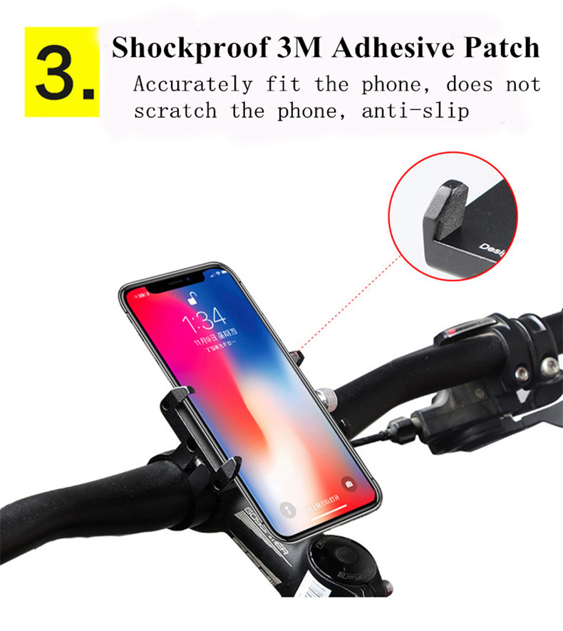 GUB-PRO1-Metal-Anti-slip-Shock-proof-Bicycle-Bike-Motorcycle-Handlebar-Phone-Holder-Stand-for-1289213-4